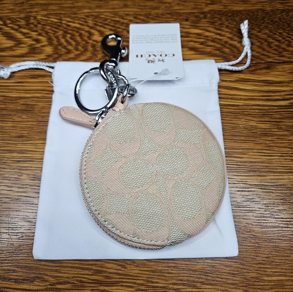 Coach Circular Coin Case Charm - Picture 7 of 7